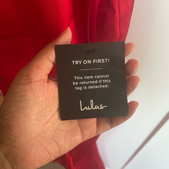 Lulus Red Dress size XL, amazing condition - Picture 5 of 9